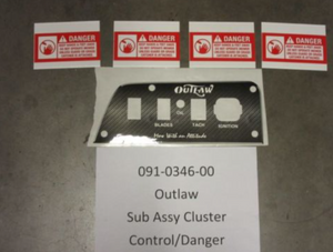 091-0346-00 - Outlaw Sub Assy Cluster