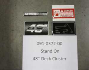 091-0372-00 - Stand On 48" Deck Cluster