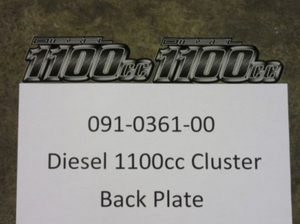 091-0361-00 - Diesel 1100cc Cluster
