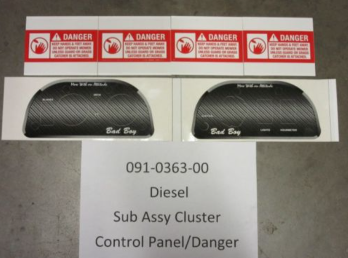 091-0363-00 - Diesel Sub Assy Cluster