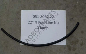 051-8067-22 - 22" 1/4" Fuel Line No Clamp