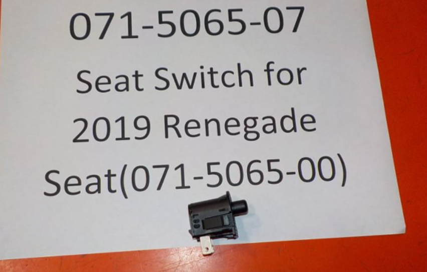 071-5065-07 - Seat Switch fits the 071-5065-00 Renegade Seat