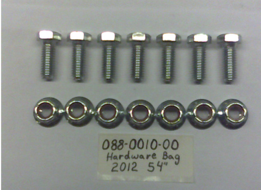 088-0010-00 - Hardware Bag for 2012 54
