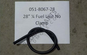051-8067-28 - 28" 1/4 Fuel Line No Clamp