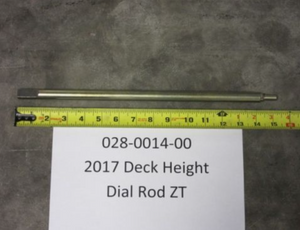 028-0014-00 - Deck Height Dial Rod