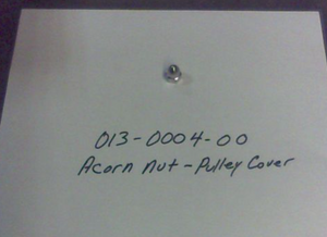 013-0004-00 - Acorn Nut-Pulley Cover