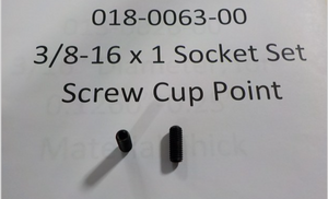 018-0063-00 - 3/8-16 X 1 SOCKET SET SCREW CUP POINT