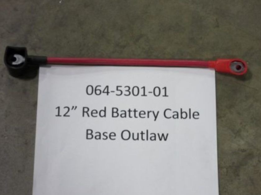 064-5301-01 - 12 Red Battery Cable-Base Outlaw