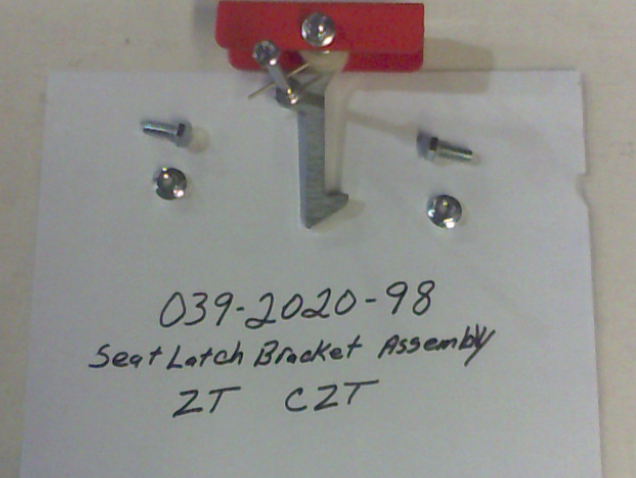 039-2020-98 - Seat Latch Bracket Assembly fits ZT and cZT, Send w/ROPs